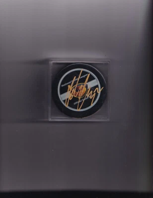 Disco de juego oficial autografiado por Kari Lehtonen Atlanta Thrashers SIN CERTIFICADO DE AUTENTICIDAD Foto 1 de 4