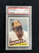 1985 Topps #660 Tony Gwynn HOF PSA 10