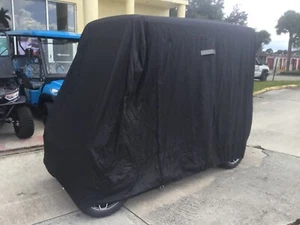 BLACK STORAGE COVER DENAGO ROVER XL 4 PASSENGER SEAT GOLF CART HEAVY DUTY - Picture 1 of 4