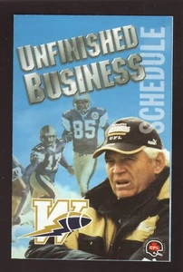 Winnipeg Blue Bombers--Horario de bolsillo 2002--Pizza Boston--CFL - Imagen 1 de 2