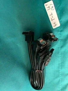 4 pcs 18" ASUS  SATA 3.0 cable 6 Gb/s ( 4x straight To 90 degree ) ORIGINAL - Picture 1 of 1