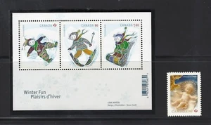 Canada 2008 Christmas #2291,2292i Souvenir Sheet and Die cut stamp MNH - Picture 1 of 1