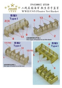 Cesta de red flotante FS350017 1/350 SEGUNDA GUERRA MUNDIAL USN - Imagen 1 de 2