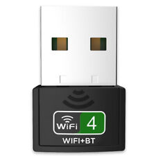 2 in 1 Bluetooth 4.0 150Mbps 2.4GHz Mini USB WiFi Wireless Adapter PC Laptop