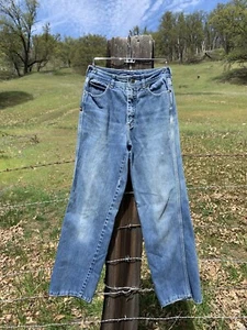 1970s vintage womens high waisted jeans BON JOUR 26 x 28 - Picture 1 of 9