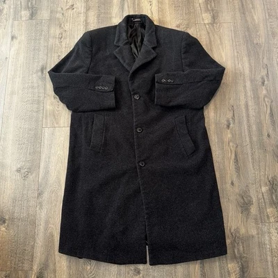 Michael Kors Wool Overcoat Mens 48R Gray Single Breast Peacoat Old Money Corpcor - Image 1 of 4