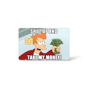 Fry Futurama Credit Card Sticker Debit Card Skin Cover - Picture 1 of 5