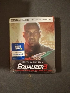 Equalizer 3 Steelbook 4K Ultra Brand New Sealed Denzil Does It Again - Picture 1 of 2