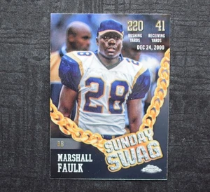 Marshall Faulk Sunday Swag 2024 Topps Chrome Football - Bild 1 von 2