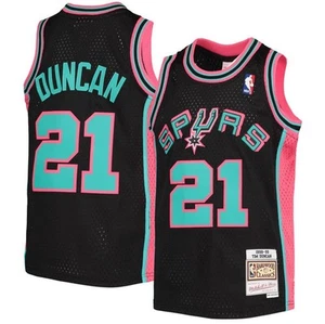 San Antonio Spurs Tim Duncan 98 HWC Mitchell & Ness Reload Swingman Jersey. New - Picture 1 of 4