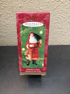 Adorno Hallmark Keepsake ~ Winterberry Santa ~ 2000 ~ Nuevo en caja - Imagen 1 de 3