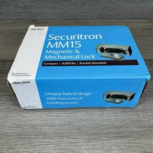 Cerradura magnética y mecánica Securitron MM15 4.000 LBS - Imagen 1 de 7