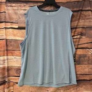 Athletic Works Herren 3XL Muscle Tank Top hellblau Activewear Gym Shirt - Bild 1 von 6