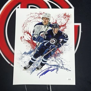 Patrik Laine Autographed Winnipeg Jets Signed 11x14 Photo JSA COA  - Picture 1 of 3
