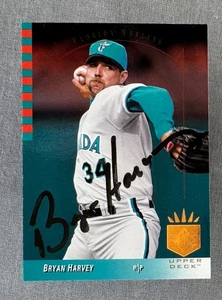 1993 Upper Deck SP Baseball Bryan Harvey Autographed Card - Picture 1 of 1
