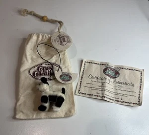 Cottage Collectible Miniatures By Ganz / Fido The Dog / With Pouch / COA CC7302 - Picture 1 of 7