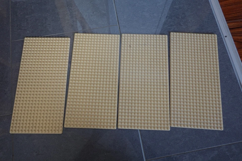4x Lego Bau Platte 16x32 beige flach Western Cowboy Basic 4295401 2748 3857 - Bild 1 von 1