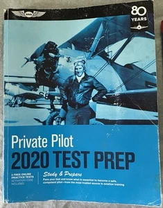 ASA Private Pilot 2020 Test Prep Book Study & Prepare - Used - Picture 1 of 2