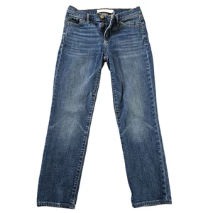 Gap 1969 Women’s Real Straight Jeans Size 25R Blue Stretch Denim - Picture 1 of 10