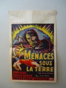 SCI FI/MOLE PEOPLE/JOHN AGAR /U1/belgian poster - Picture 1 of 1