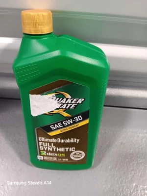 QUAKER STATE SAE 5W-30 TOTALMENTE SINTÉTICO 1QT Foto 1 de 2