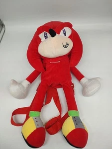 Mochila de peluche Knuckles the Echidna 20" - Sega Sonic the Hedgehog - Imagen 1 de 2