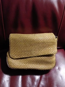 Straw Woven Shoulder Bag Crazy Horse by Liz Claiborne Purse - Picture 1 of 6