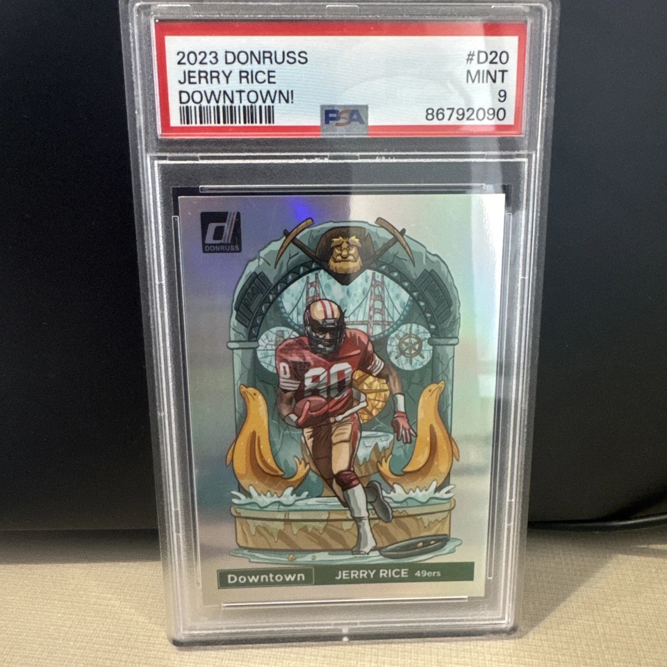 Panini Donruss Downtown 2023 - Jerry Rice #D-20 PSA 9 Foto 1 de 2
