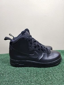 Nike Air Force 1 Foamposite Cup Triple Black Mens Size 9 Shoes AH6771-001 - Picture 1 of 13
