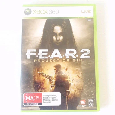 FEAR 2: Project Origin Xbox 360 Game + Manual PAL (2009) F.E.A.R Survival Horror - Image 1 of 4