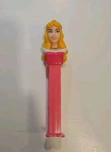 Dispensador Pez Bella Durmiente Aurora Disney Princesa Rosa Excelente Estado - Imagen 1 de 7