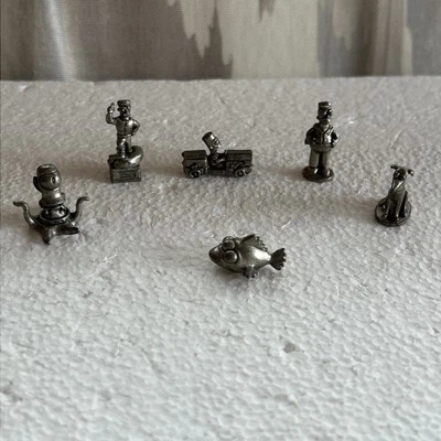 The Simpsons Monopoly board game 2001 Edition Replacement pieces Tokens - ALL 6 - Image 1 of 4