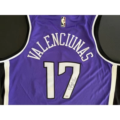 Jonas Valanciunas Signed Sacramento Kings Classic Edition Jersey PSA/DNA - Image 1 of 4
