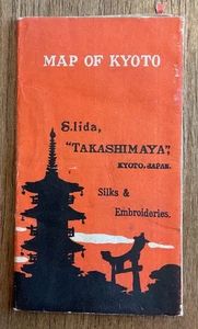 Unique Vintage Map of Kyoto - Silks & Embroideries - Picture 1 of 4
