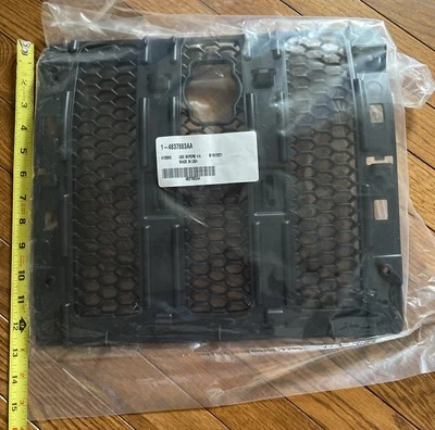 Mopar Jeep Wrangler JL center grille insert for hood lock 6KM07RXFAC 4837883AA - Image 1 of 4