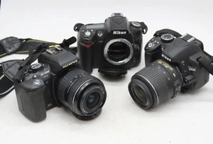 F x3 DSLR Digital Cameras Inc. Nikon D90, Nikon D3100, Olympus E-500 - Untested - Picture 1 of 14