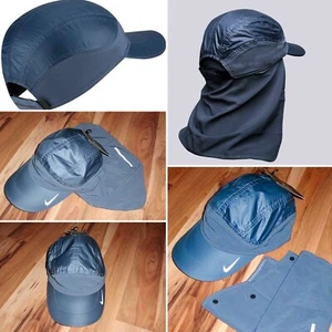 Nike TECH Tailwind Ajustable Convertible Capa Extraíble Bolsillo Gorra para Correr Sombrero - Imagen 1 de 10
