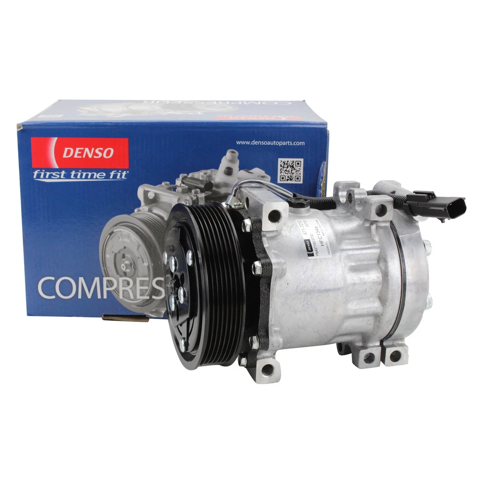 Compressor CA A/C Denso 471-7010 com embreagem para Dodge Dakota Ram 1500 2500 - Imagem 1 de 4