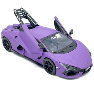 1/32 Scale Lamborghini Revuelto Model Car Diecast Toy Cars Toys for Boys Purple - Picture 1 of 10