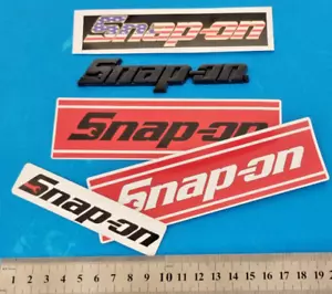 SNAP ON tool box "METAL" GLOSS BLACK badge stick on NO DRILLING BONUS X 4 DECAL - Picture 1 of 3