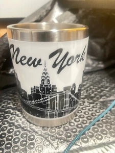 USED New York City Coffee Wine Tumbler Thermo Insulated Cup Mug(Y8) - Picture 1 of 7