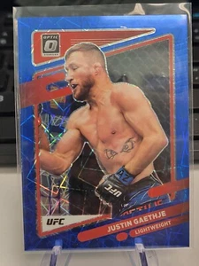 Panini Donruss Optic UFC 2022 - Blue Velocity Prizm #98 Justin Gaethje - Imagen 1 de 2