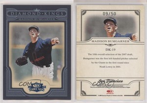 2008 Donruss Threads Diamond Kings Blue Framed /50 Madison Bumgarner #DK-19