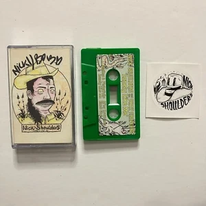 Nick Shoulders & The Okay Crawdad "Lonely Like Me" Green Cassette Tape + Sticker - Picture 1 of 5