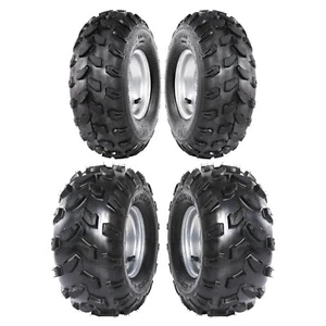 Front 19x7-8 + Rear 18x9.50-8 Tyre Rim 8" Wheels For Quad Bike ATV Buggy Go Kart - Picture 1 of 12