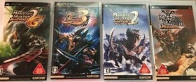 PSP Monster Hunter Portable 1st 2nd 2nd G 3rd set Japan PlayStation Portable