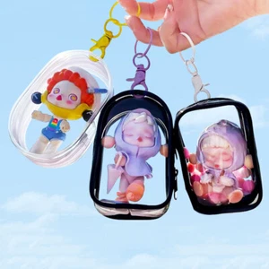 Organizer Box Storage Case Transparent Doll Display Bag Keychain Bag Gift K - Picture 1 of 47