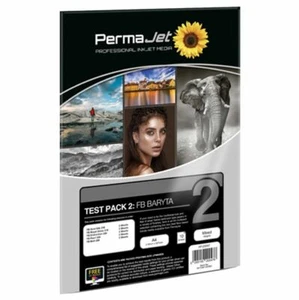 Paquete de prueba de papel fotográfico Permajet 2: FB Baryta A4 - 20047 - Imagen 1 de 1