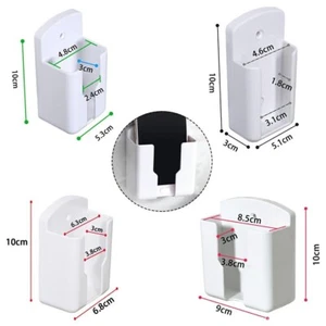White Air Conditioner Remote Control Holder Wall-Mounted Box Storage - Picture 1 of 68