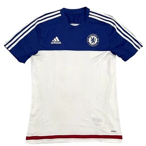 AUTHENTIC CHELSEA 2015 TRAINING FOOTBALL SHIRT SIZE MEDIUM ADULT ADIDAS (V GOOD) - Picture 1 of 5